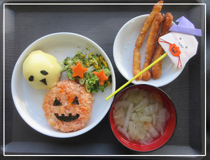 園内で調理したおいしい給食